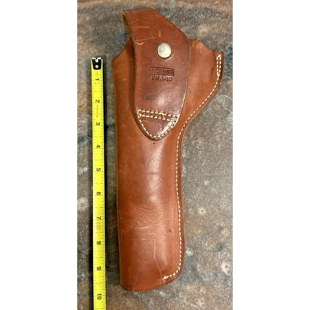 Vintage Bucheimer Leather Pistol Holster Pma-15 EUC